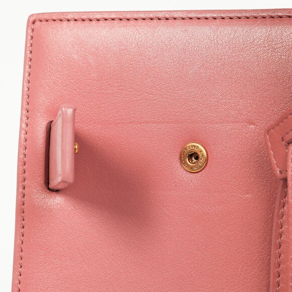 Saint Laurent Classic Small Sac de Jour Dark Rose Calfskin Tote - Picture 9 of 12